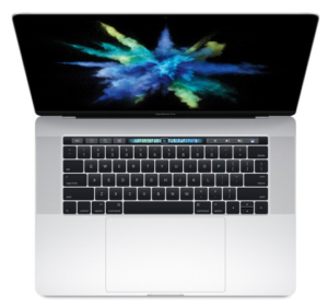MacBook Pro 15-inch with Thunderbolt 3, 2.6GHz Intel Quad-Core i7, 16GB, 256GB SSD
