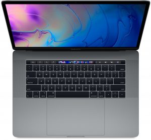 MacBook Pro 15" Touch Bar Late 2016 (Intel Quad-Core i7 2.6 GHz 16 GB RAM 512 GB SSD), Space Gray, Intel Quad-Core i7 2.6 GHz, 16 GB RAM, 512 GB SSD