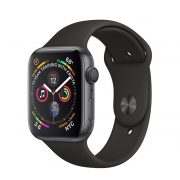 Watch Series 4 CELLULAR (44mm), Space Gray, Black Sport Band Watch Series 4 CELLULAR (44mm), Space Gray, Black Sport Band