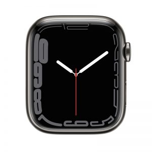 Watch Series 7 Steel Cellular (45mm), Graphite, Space Black Milanese Loop