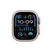 Watch Ultra 2 Titanium Cellular (49mm), Natural, White Ocean Band