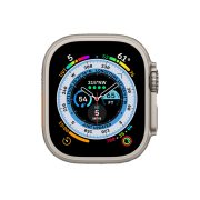 Watch Ultra Titanium Cellular (49mm), Natural, Orange Alpine Loop