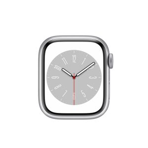 Watch Series 8 Aluminum (41mm), Silver, White Sport Band