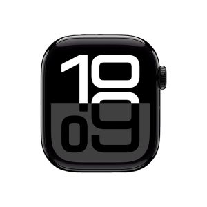 Watch Series 10 Aluminum Cellular (46mm), Jet Black, Black Sport Band