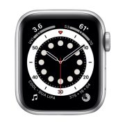 Watch Series 6 Aluminum Cellular (40mm), Silver, Midnight Blue Sport Band