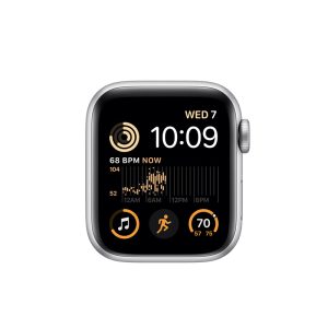 Watch SE (2nd Gen) (44mm), Silver, Midnight Blue Sport Band