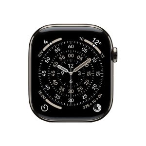 Watch Series 11 Titanium Cellular (46mm), Slate, Black Sport Band
