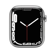 Watch Series 7 Steel Cellular (45mm), Silver, Silver Milanese Loop
