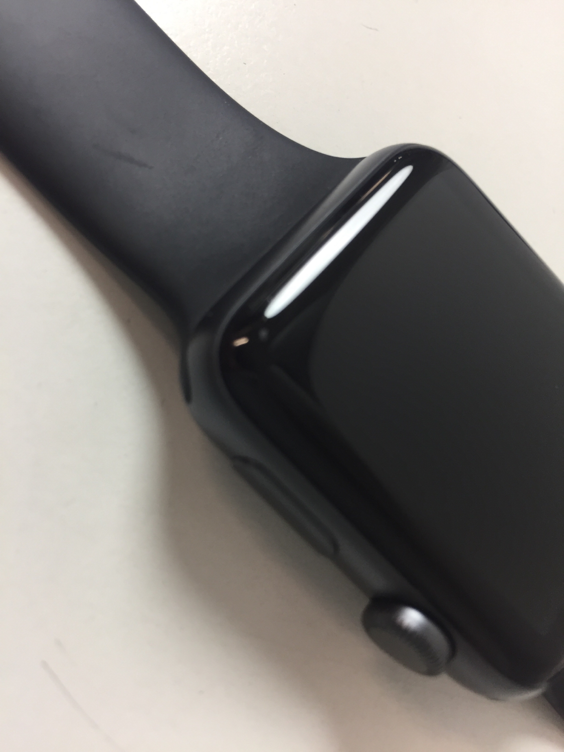 space gray aluminum sport band gray